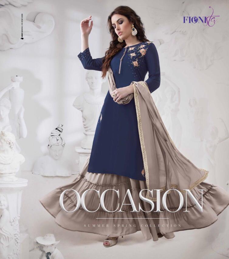 Occasion By Fionista Series 1151 To 1156 Ready To Wear Sharara Suits Wholesale Supplier And Dealer S...