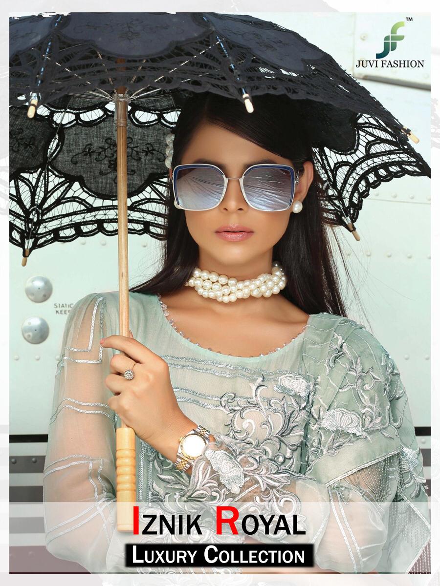 Iznik Royal Luxury Collection By Juvi Fashion Series 58001 To 58006 Pakistani Suits Wholesale Suppli...