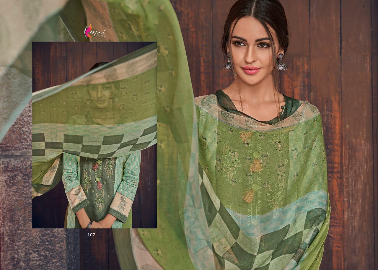 Posh Vol 1 By Kesari Trendz Series 101 To 108 Cotton Designer  Suits Wholesale Supplier Surat