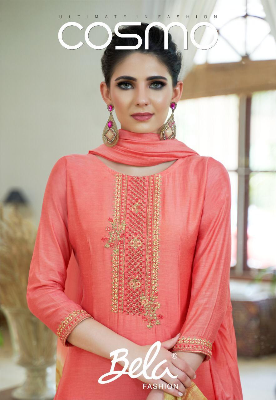 Cosmo By Bela Series 603 To 611 Designer Party Wear Suits Wholesale Supplier Gujarat
