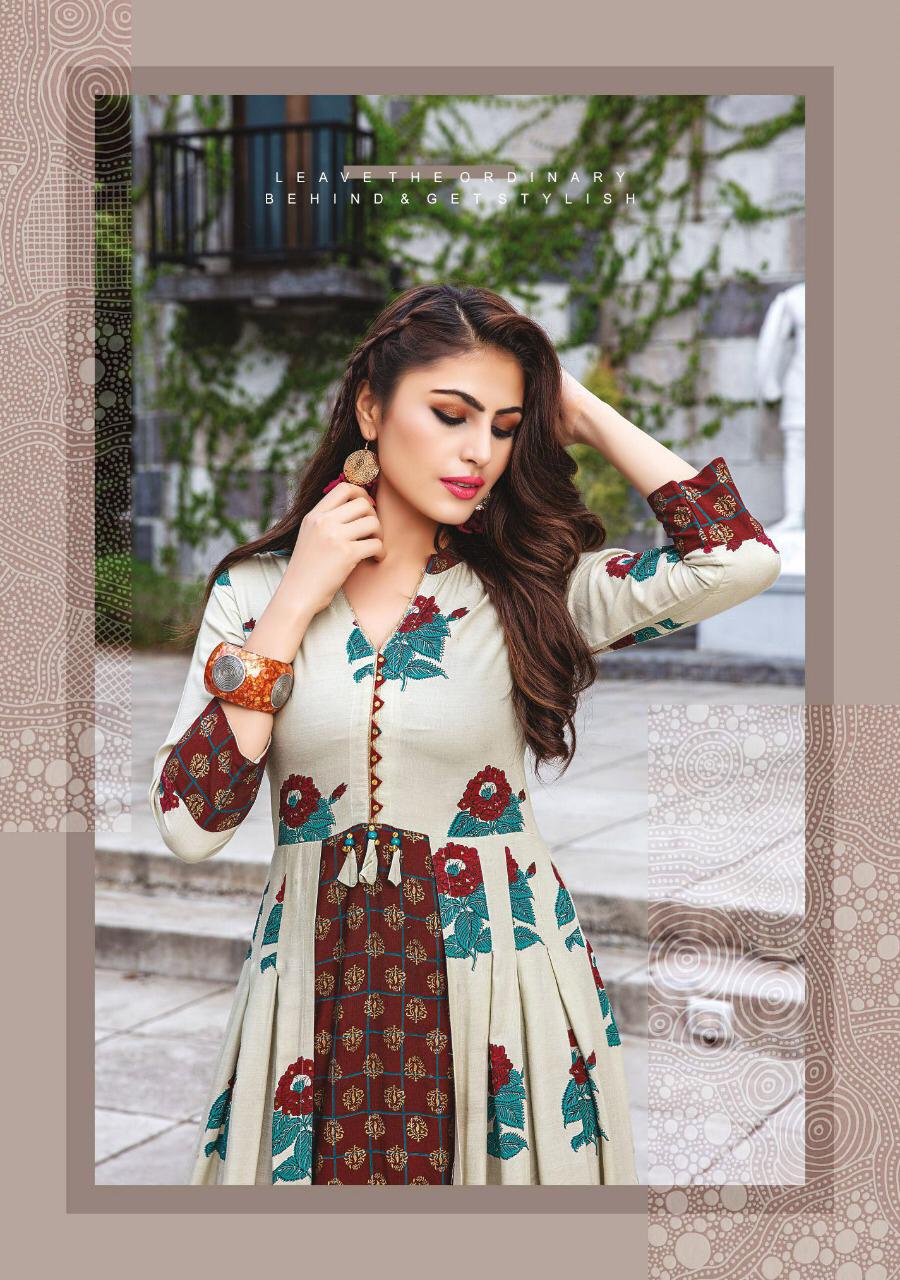 Culture Vol 4 By Kiana House Of Fashion Cotton Designer Party Wear Kurtis Wholesale Supplier Surat