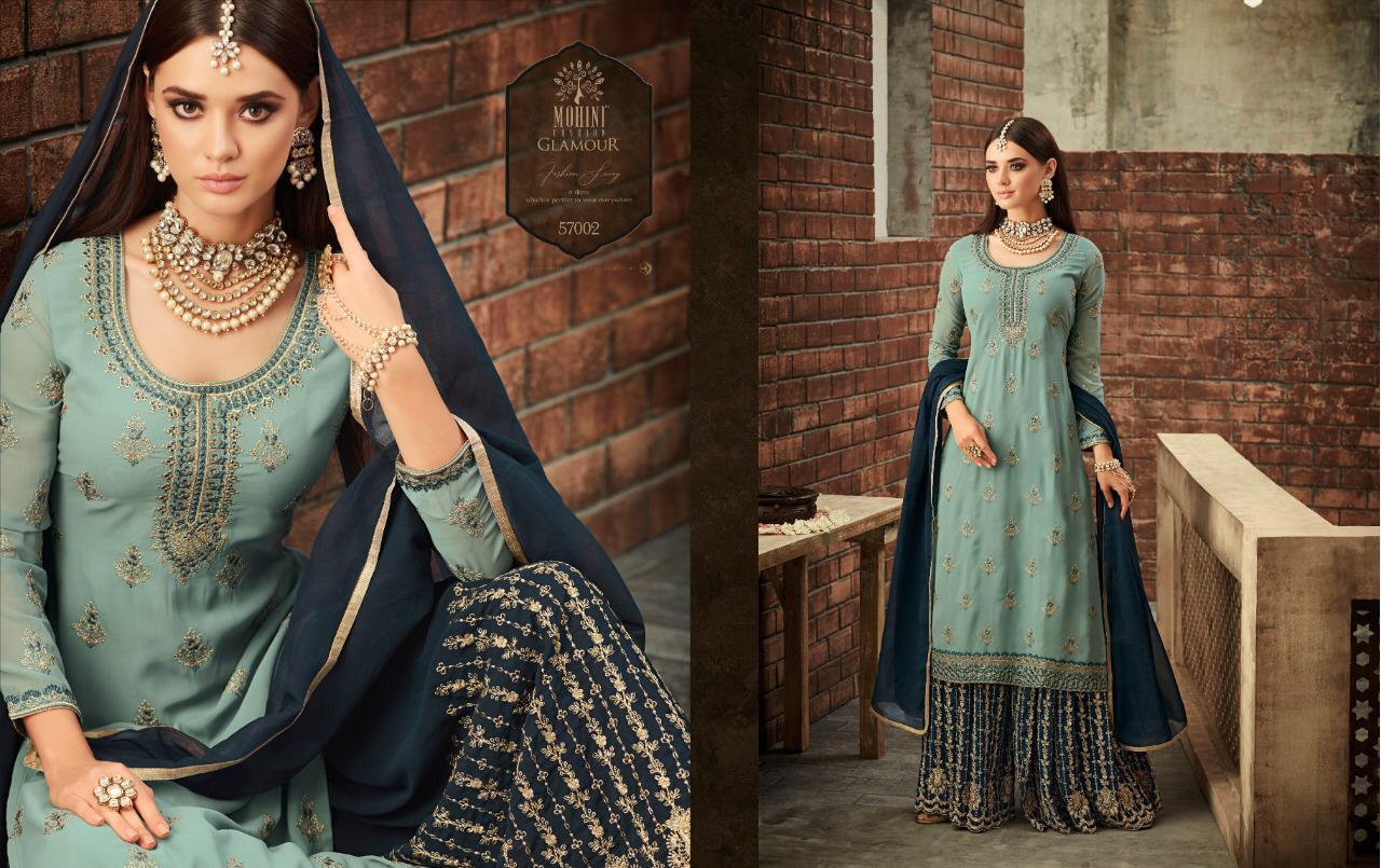 Mohini 57000 Series Hit Nx Designer Party Wear Suits Wholesale Supplier Gujarat