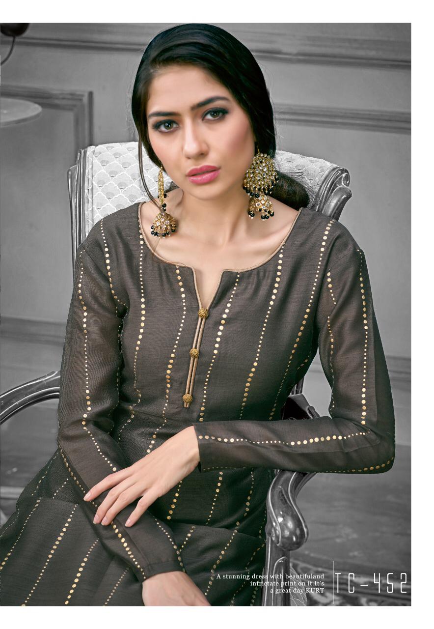 Tucute 450 Series By Karma Designer Kurtis With Plazzo Wholesale Supplier Surat