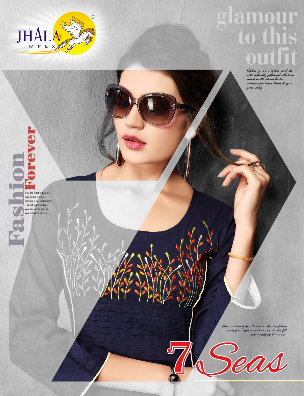 7 Seas By Jhala Impex Reyon Kurtis With Plazzo Wholesale Supplier Surat