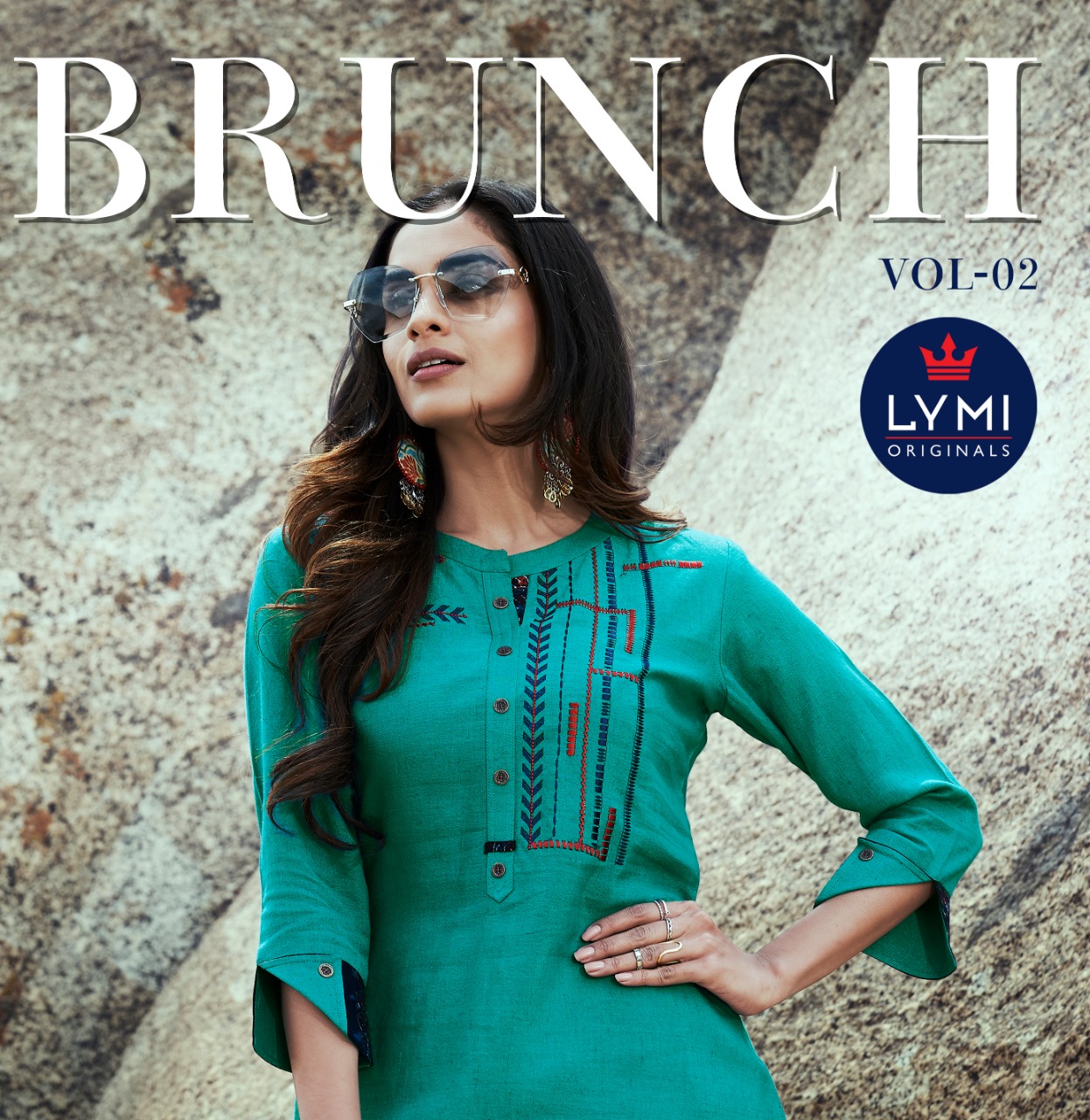 Brunch Vol 2 By Lymi Reyon Flex. Tops Wholesale Supplier And Dealer Surat