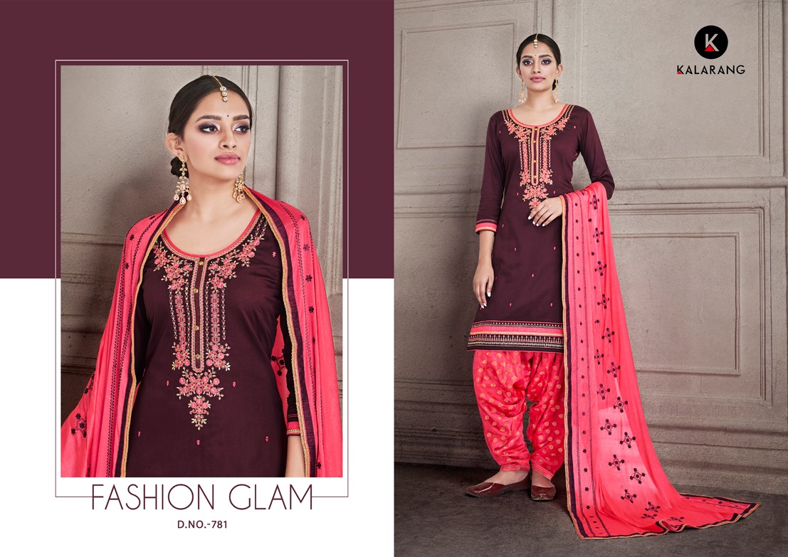 Shagun Vol 4 By Kalarang Cotton Dress Materials Wholesale Supplier Surat