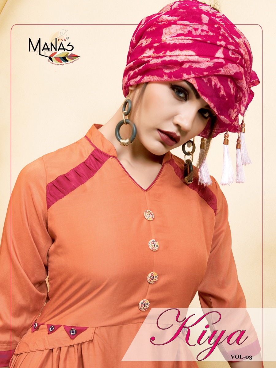 Kiya Vol 3 By Manas Maslin Designer Kurtis With Duppta Wholesale Supplier Surat