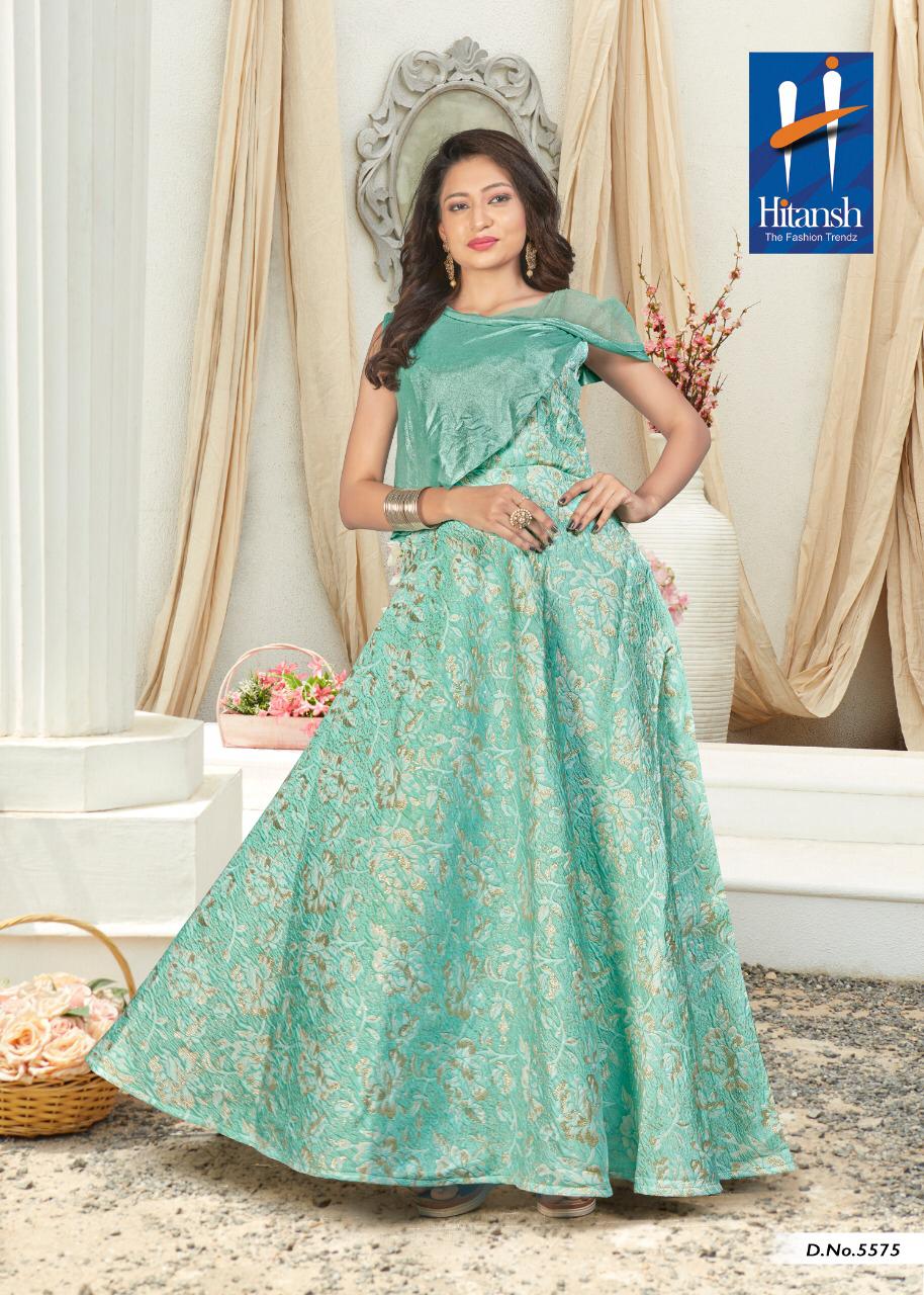 Persia By Hitansh Designer Party Wear Gowns Wholesale Supplier Gujarat