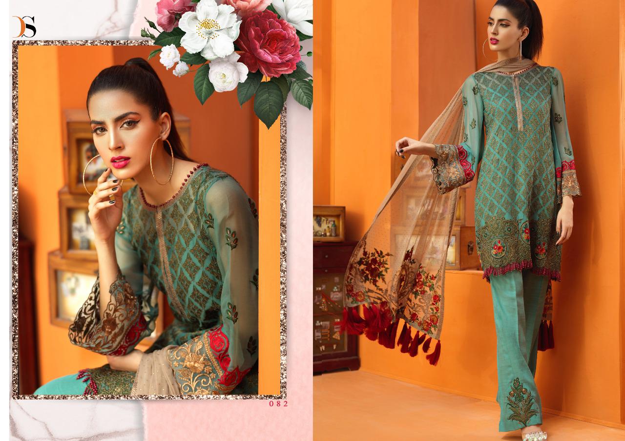 Gulbano By Deepsy Series 081 To 086 Pakistani Suits Wholesale Supplier Gujarat