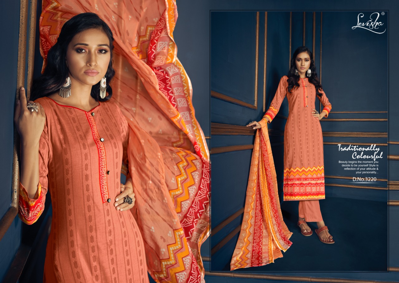 Safeenaz Vol 4 By Levisha Cotton Printed Suits Wholesale Supplier Gujarat