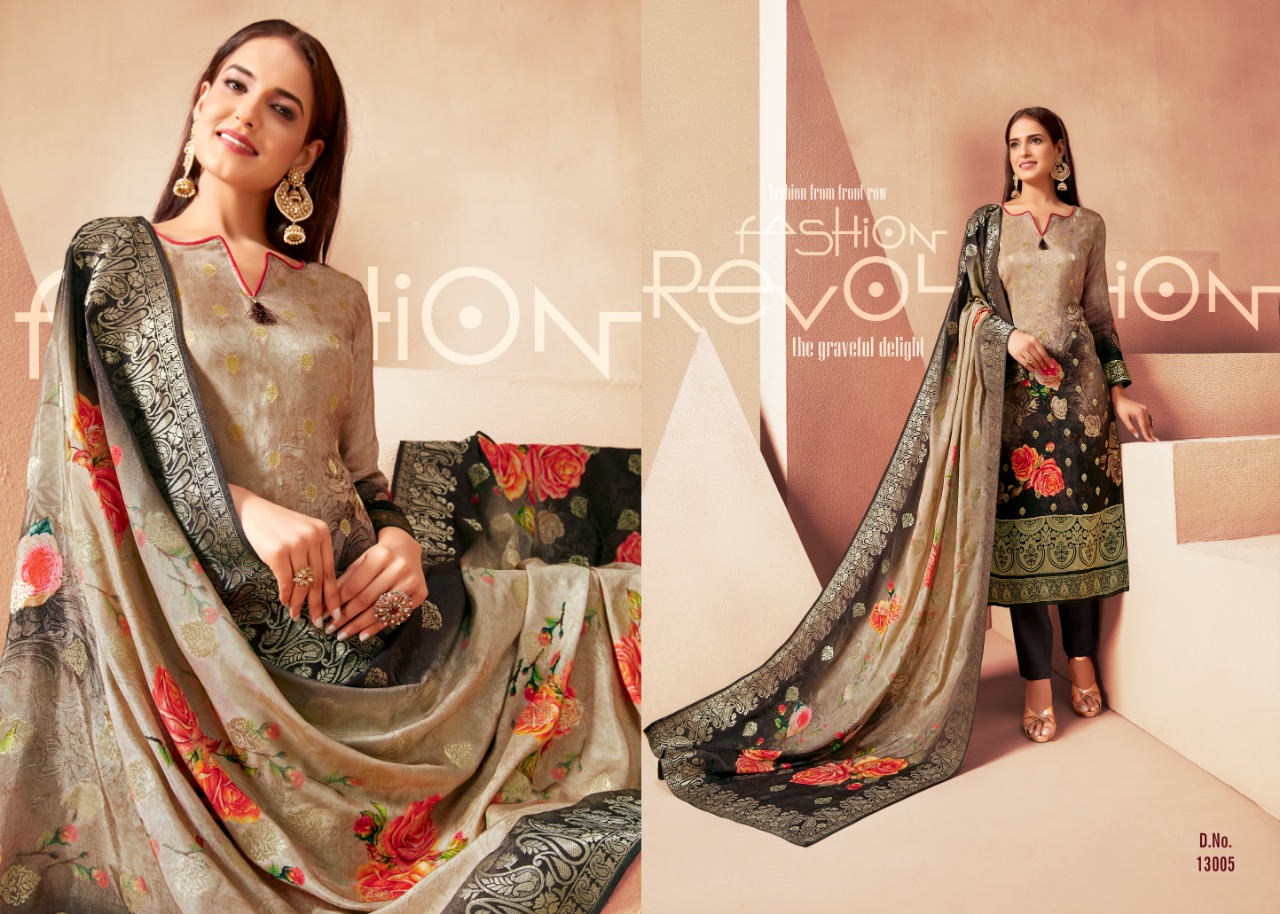 Kala Jecord Vol 1 By Kala Fashion Series 13001 To 13006 Designer Party Wear Suits Wholesale Supplier...