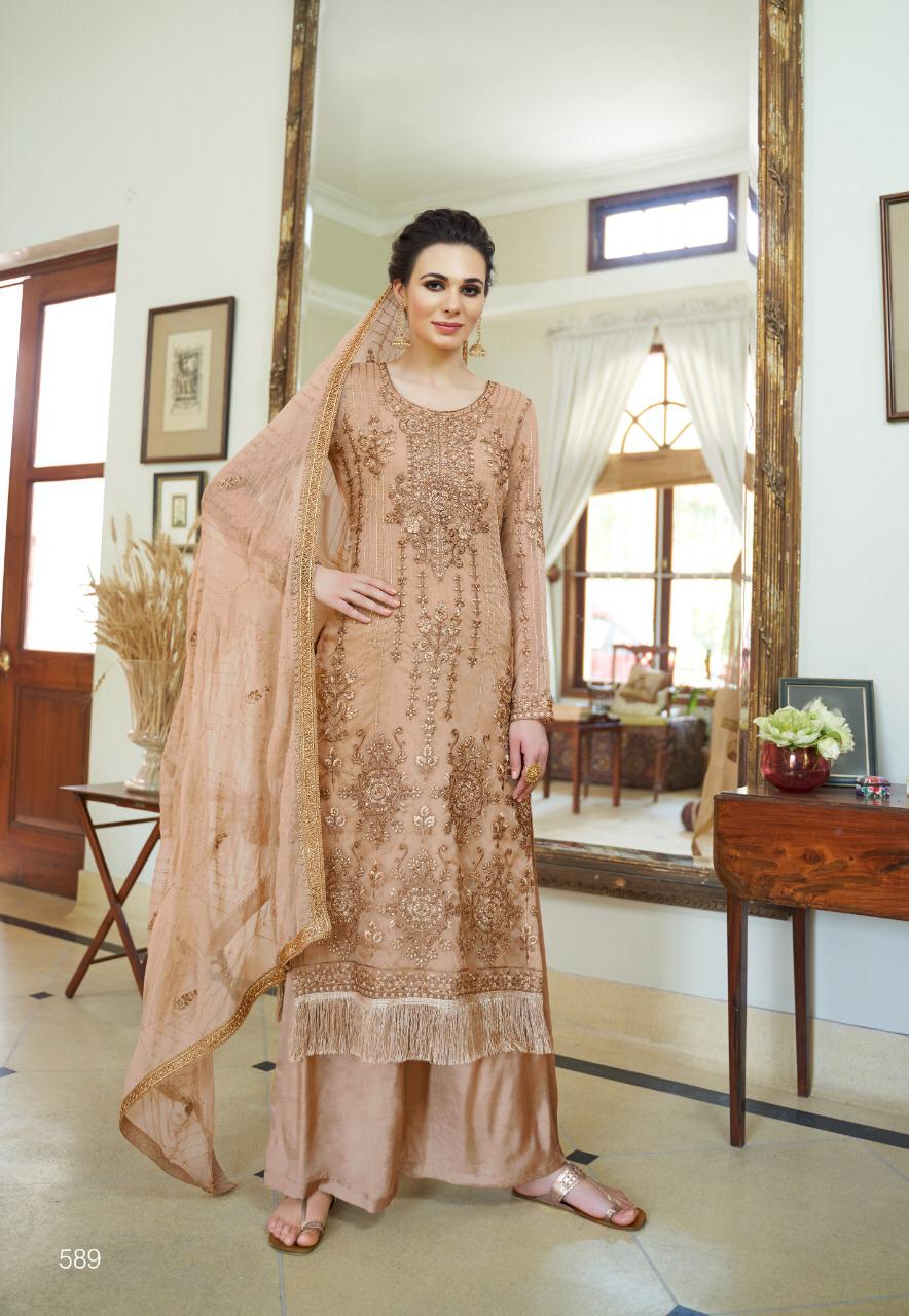 Bela Signature 2 Series 585 To 593 Designer Party Wear Suits Wholesale Supplier Gujarat