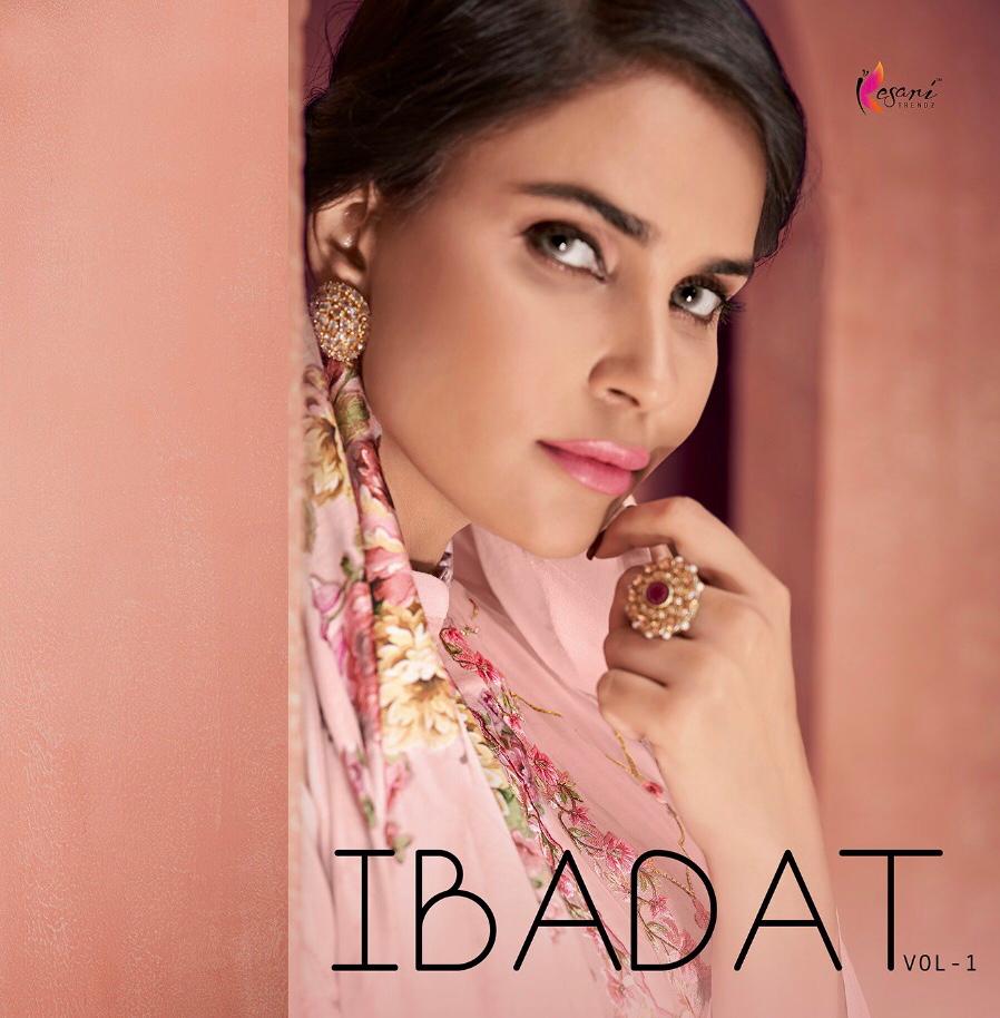 Ibadat Vol 1 By Kesari Trendz Cambric Cotton Suits Wholesale Supplier Gujarat