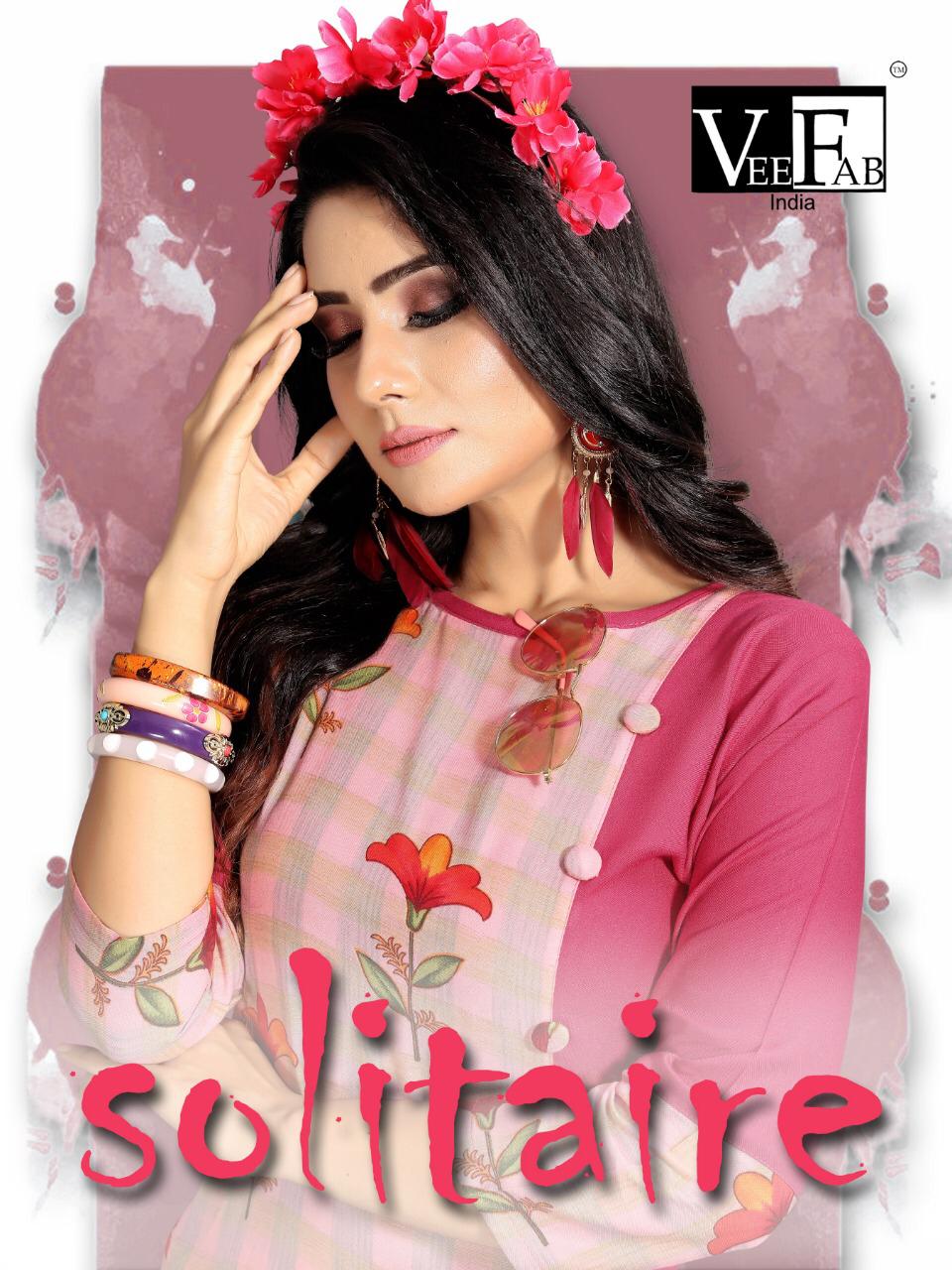 Solitaire By V Fab India Reyon Kurtis With Plazzo Wholesale Supplier India