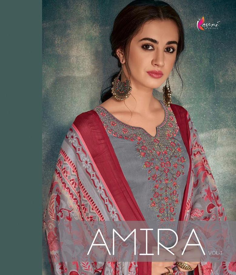 Amira Vol 1 By Kesari Trendz Royal Crepe Designer Party Wear Suits Wholesale Supplier Gujarat