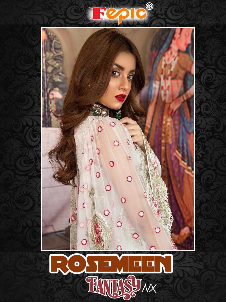 Rosemeen Fantasy Nx By Fepic Pakistani Suits Wholesale Supplier Gujarat