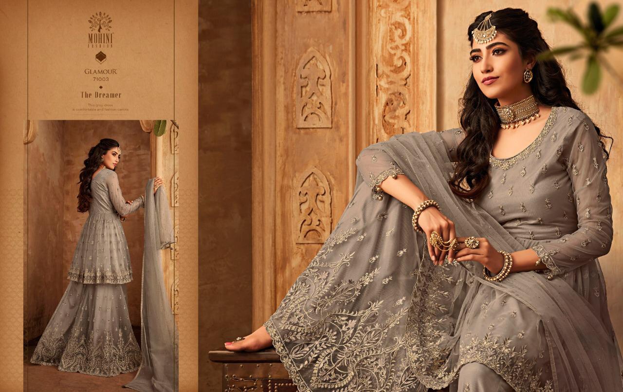 Glamour Vol 71 By Mohini Fashion Series 71001 To 71006 Designer Party Wear Suits Wholesale Supplier ...
