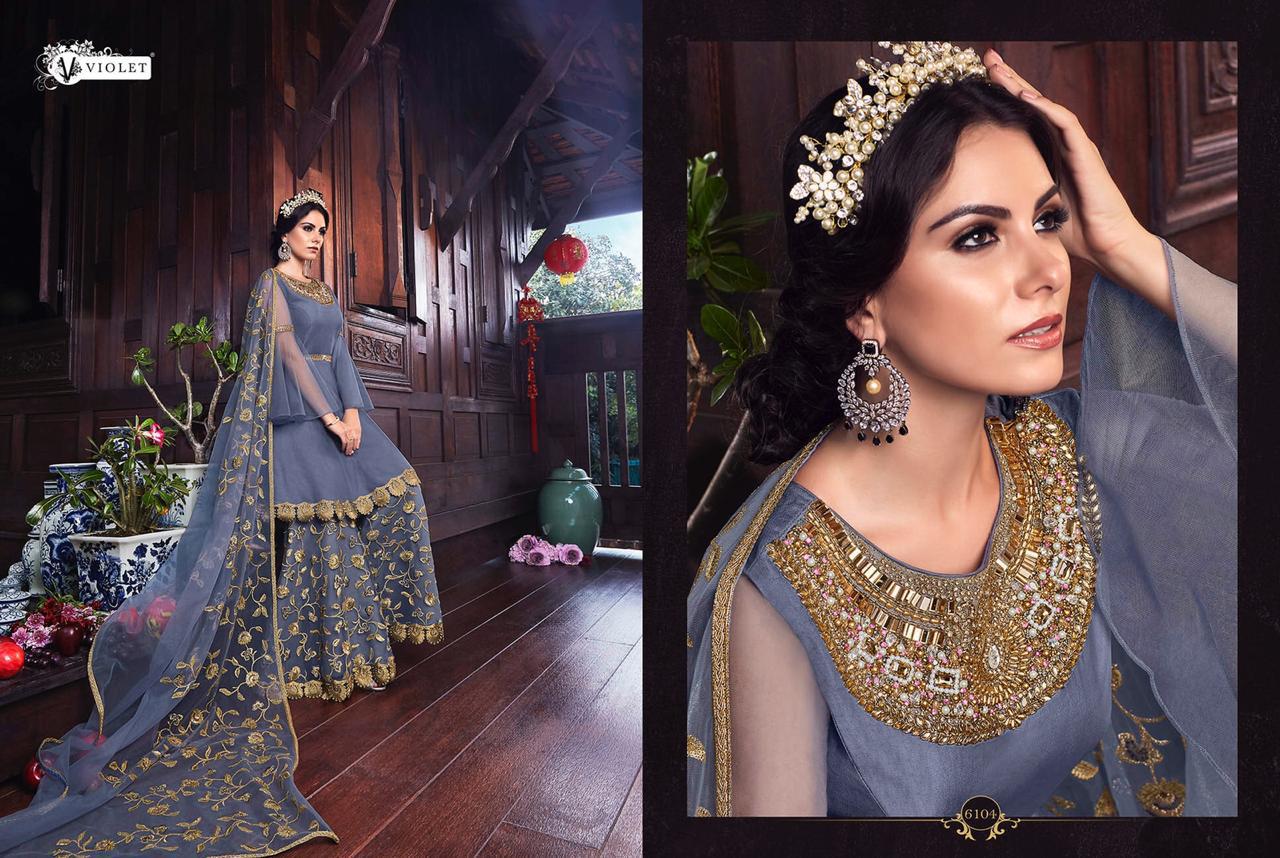 Swagat Snowhite Series 6101 To 6111 Designer Party Wear Suits Wholesale Supplier Gujarat