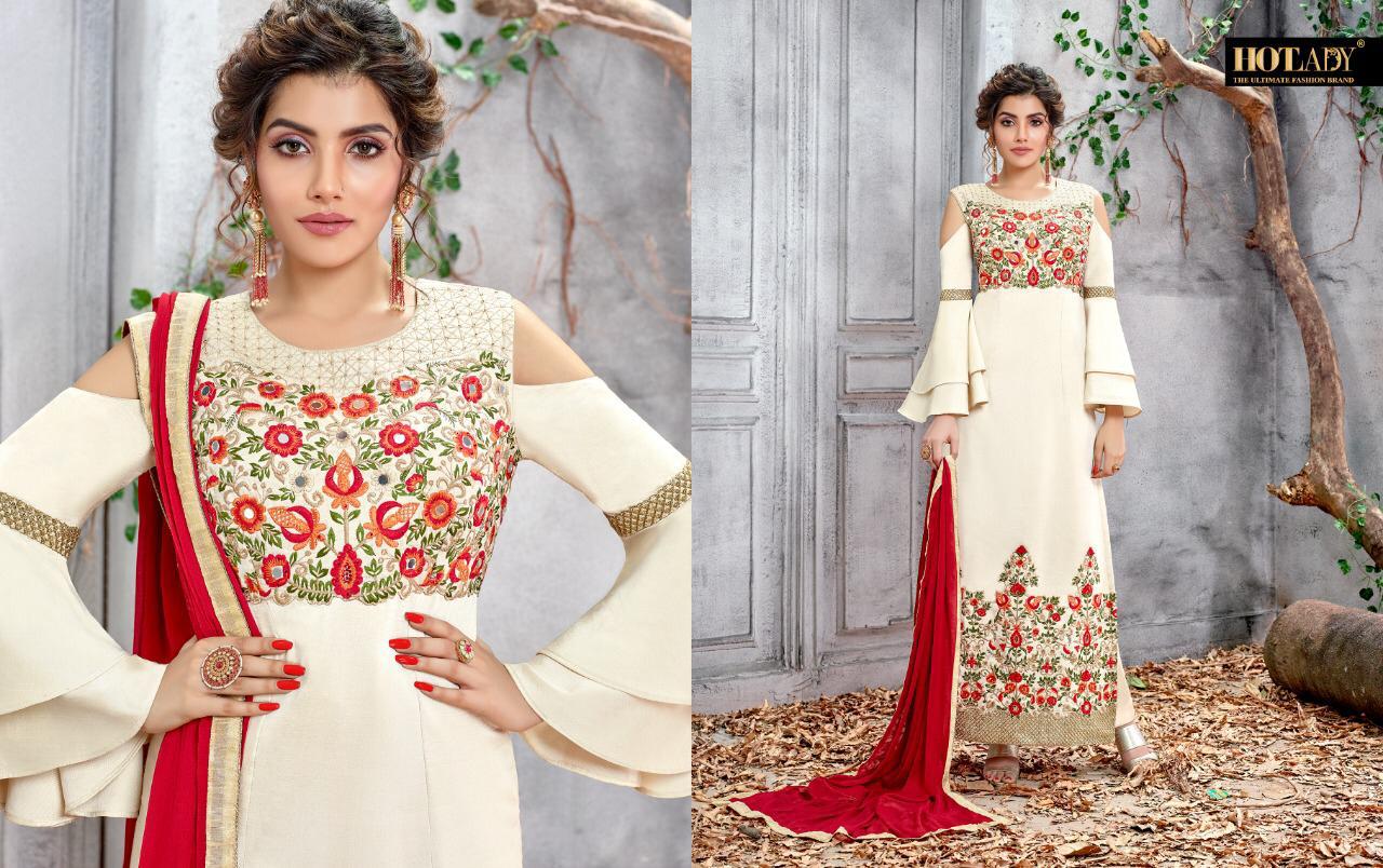 Arshiya By Hotlady Series 5151 To 5157  Designer Party Wear Suits Wholesale Supplier Gujarat