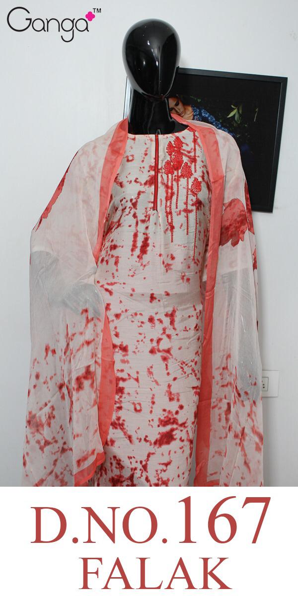 Falak 167 By Ganga Bemberg Silk Dress Materials Wholesale Supplier Surat