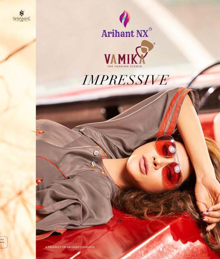 Impressive By Arihant Nx Series 1001 To 1008  Pure Musline Silk Designer Kurtis Wholesale Supplier S...
