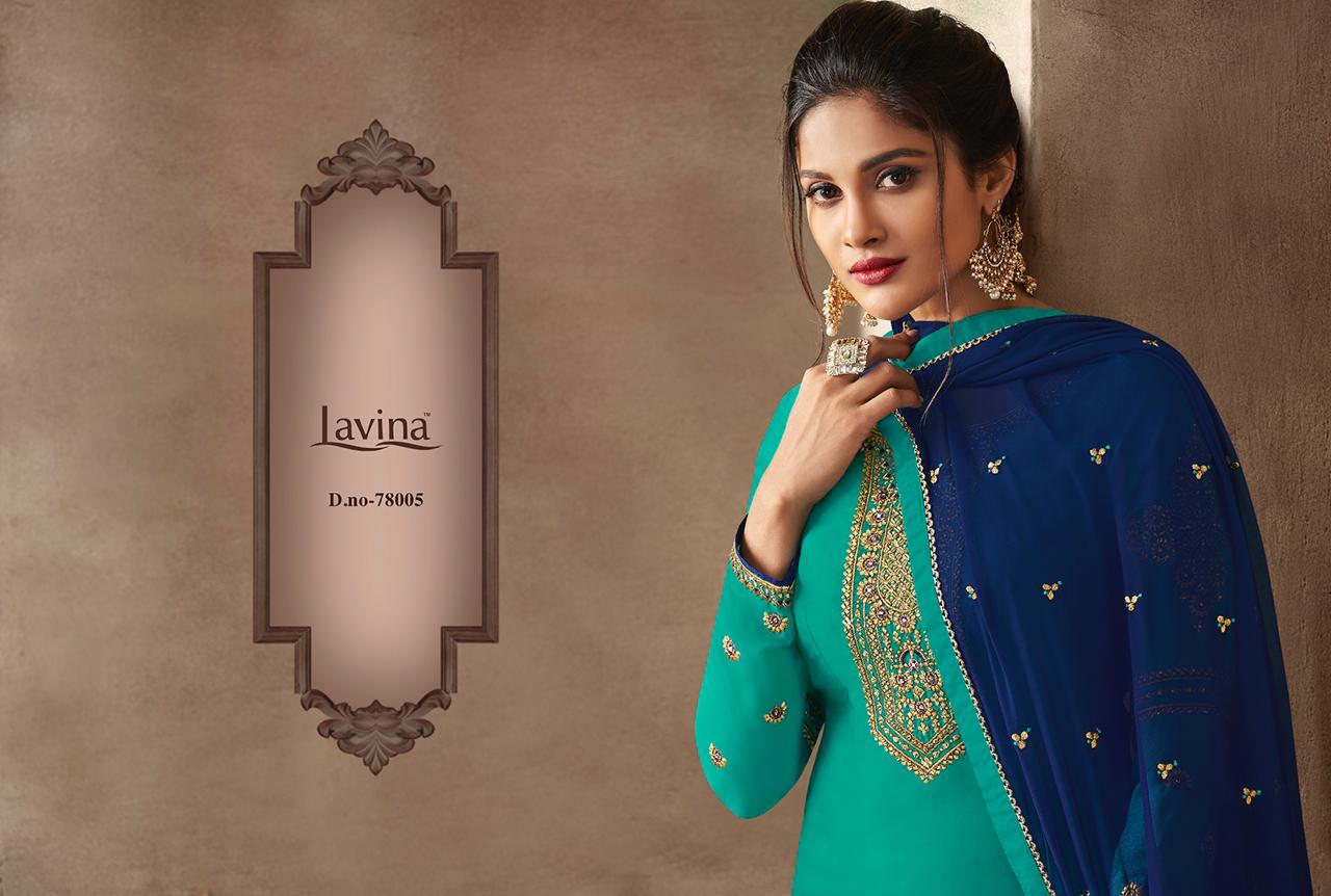 Lavina Vol 78 Series 78001 To 78006  Designer Party Wear Suits Wholesale Supplier Gujarat