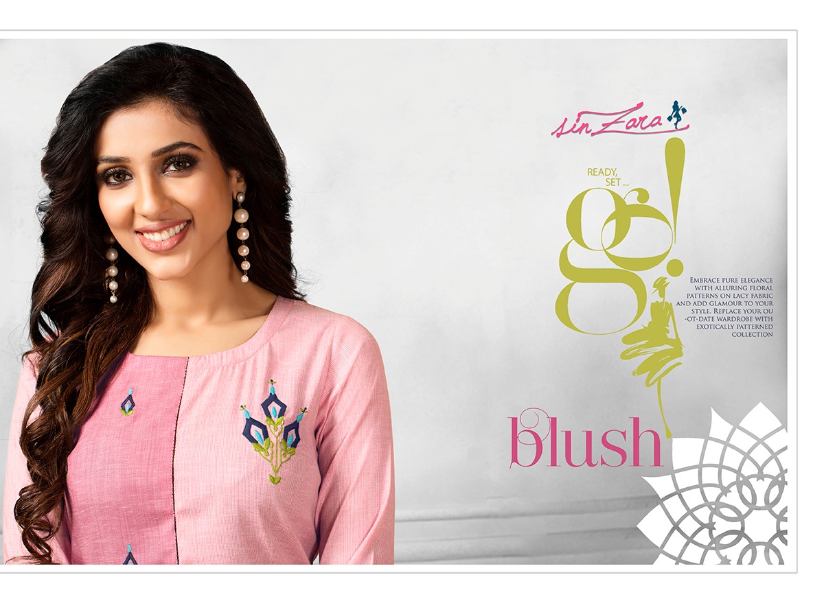 Blush By Sinzara Cotton Kurtis Wholesale Supplier India