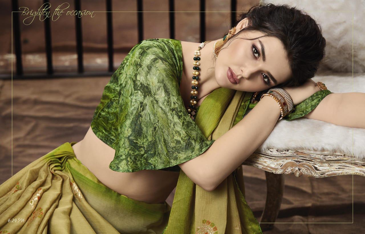 Chasani By Kessi Chiffon Brasso Sarees Wholesale Supplier And Dealer Surat