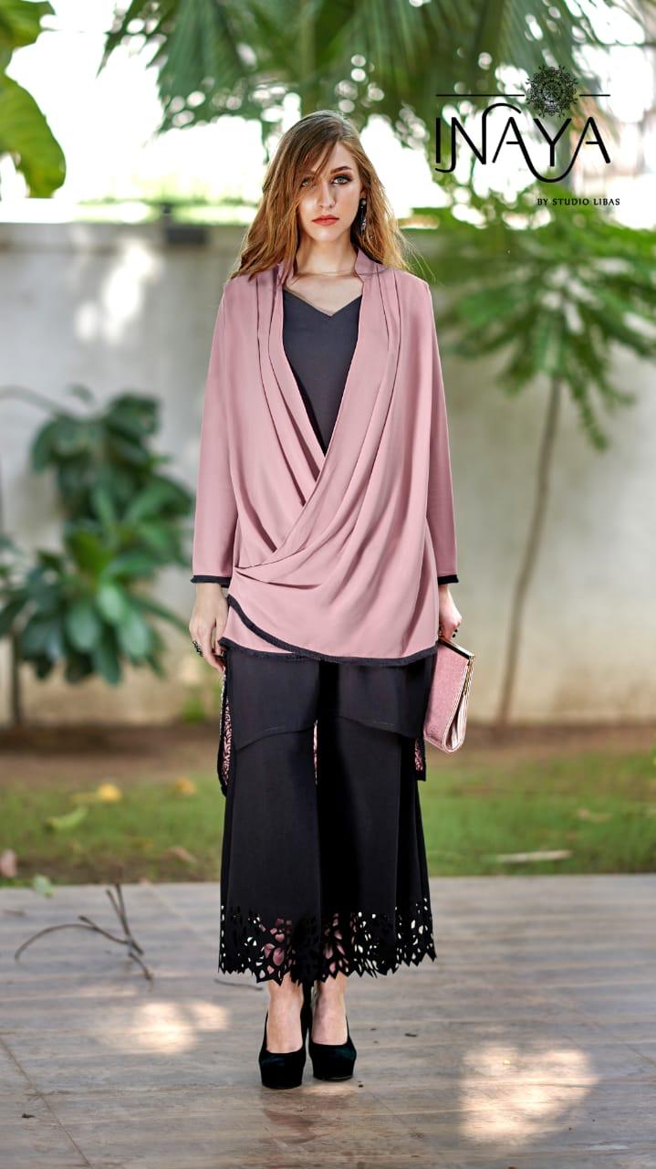 Eid Party Collection 2 Lpc 33 Inaya By Studio Libas Fancy Designer Kurtis With Pant Wholesale Suppli...