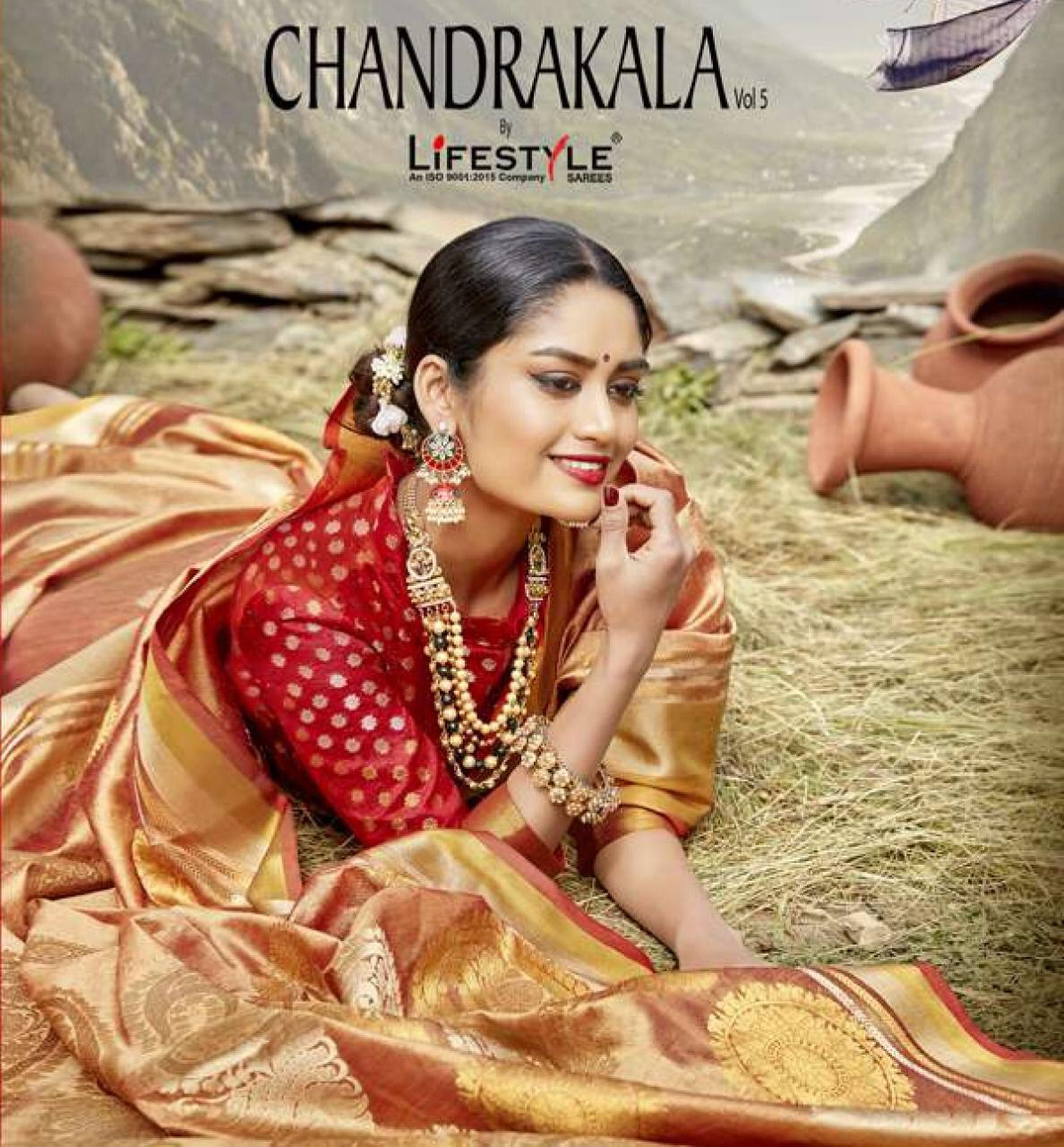 Chandrakala Vol 5 By Lifestyle Silk Sarees Wholesale Supplier And Dealer Surat