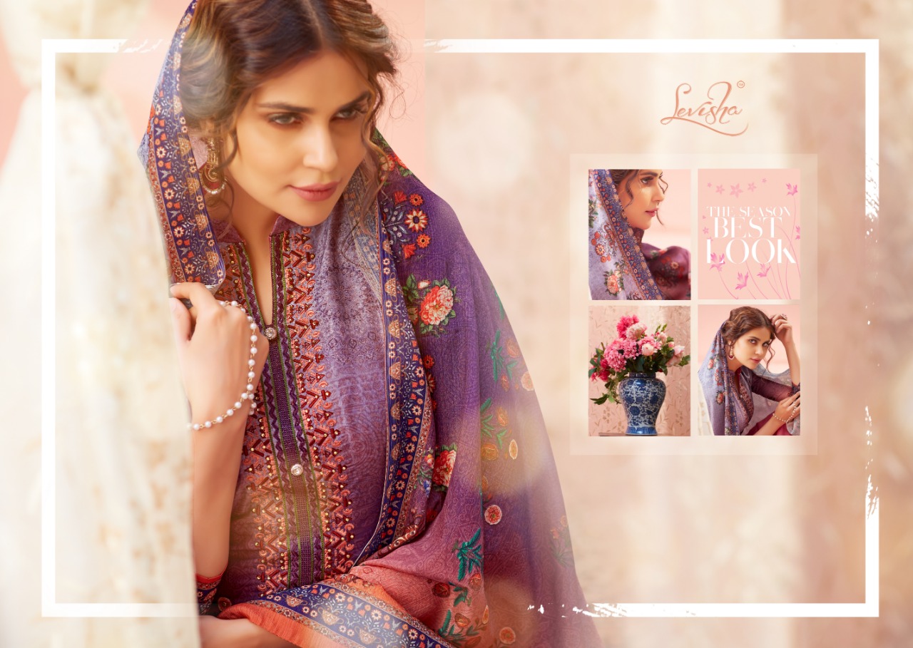 Ziva By Levisha Silk Digital Printed Suits Wholesale Supplier Gujarat