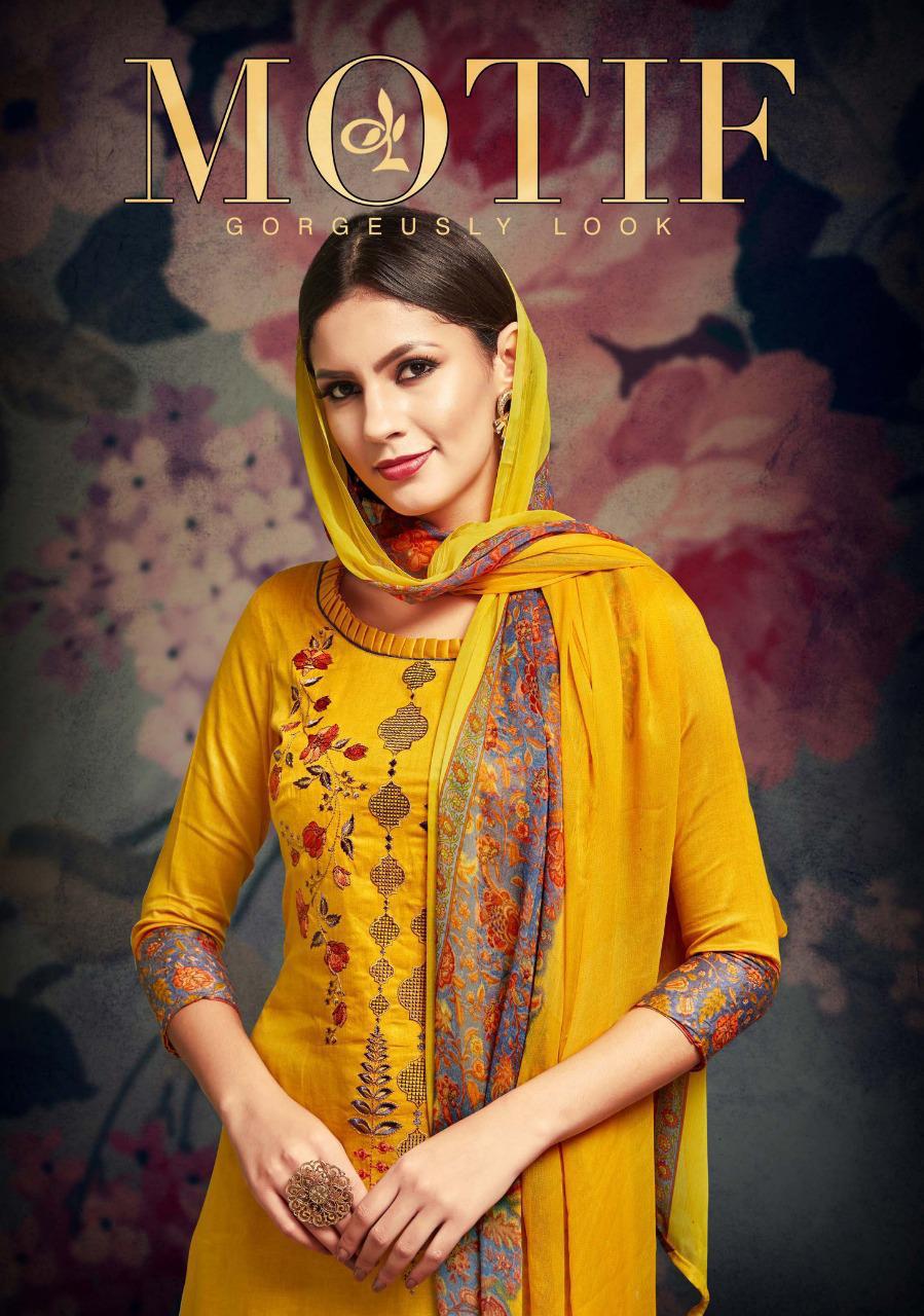 Motif By Sargam Prints Pure Zam Dress Materials Wholesale Supplier Surat