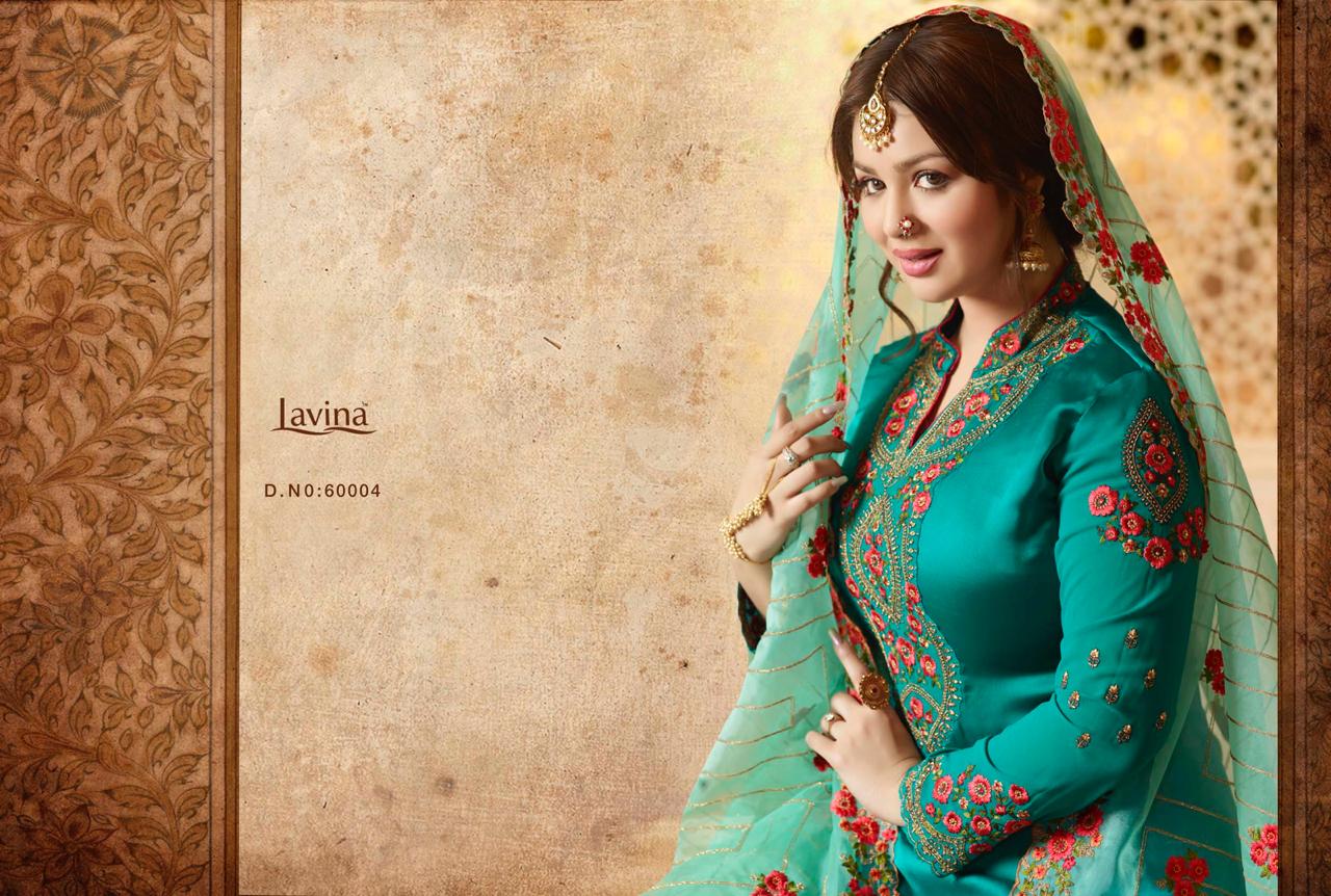 Lavina Vol 60 Series 60001 To 60005 Designer Party Wear Suits Wholesale Supplier India