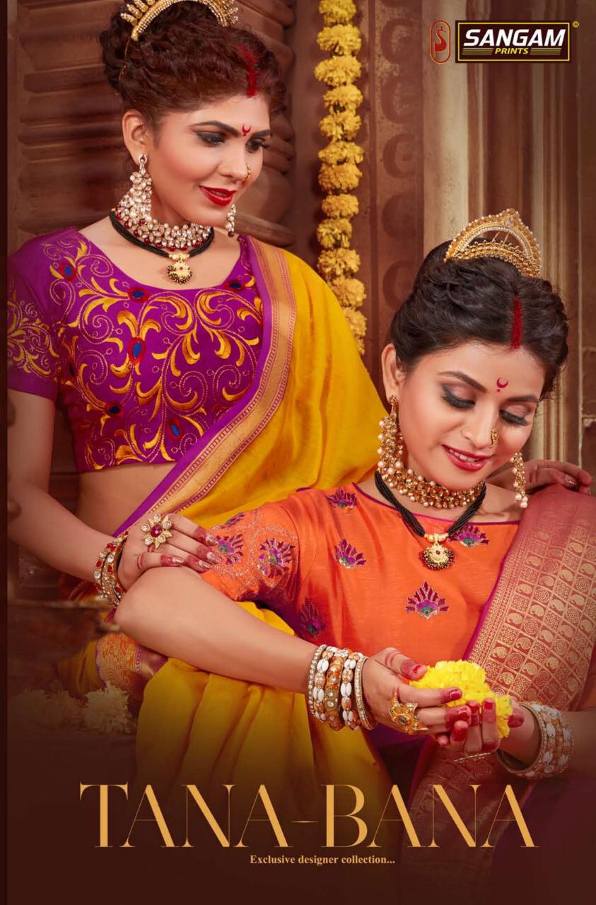 Tana Bana By Sangam Handloom Silk Sarees Wholesale Supplier And Dealer Surat