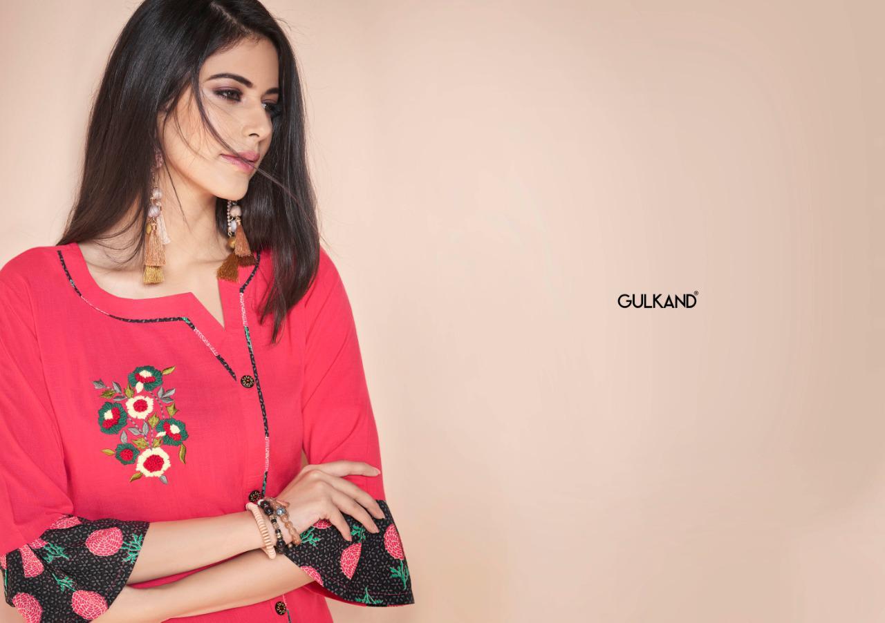 Kitab 3 By Gulkand Reyon Kurtis With Plazzo Wholesale Supplier India