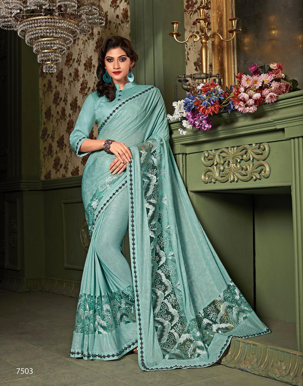 Glorina By Hitansh Designer Party Wear Sarees Wholesale Supplier Gujarat