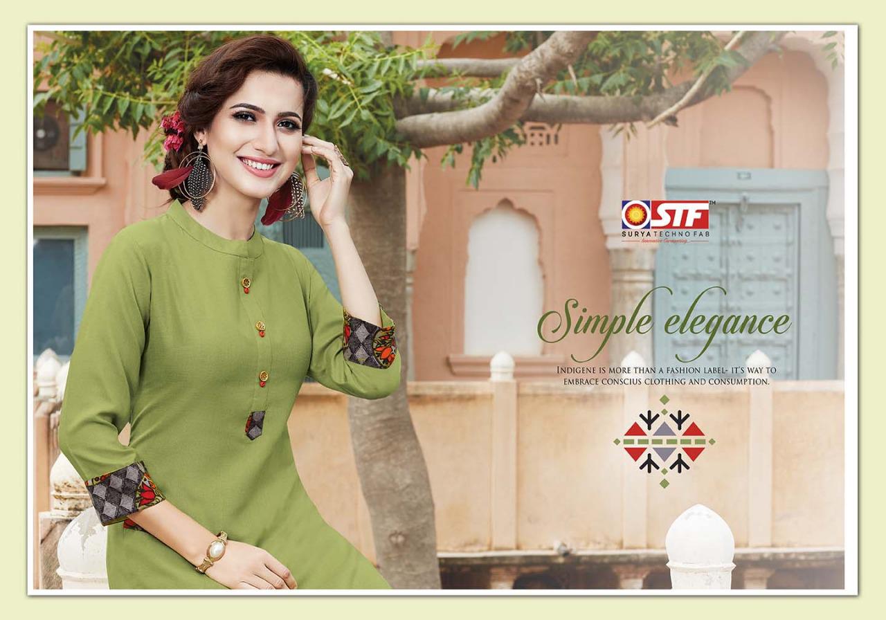 That's My Swag By Stf Reyon Kurtis With Plazzo Wholesale Supplier Surat