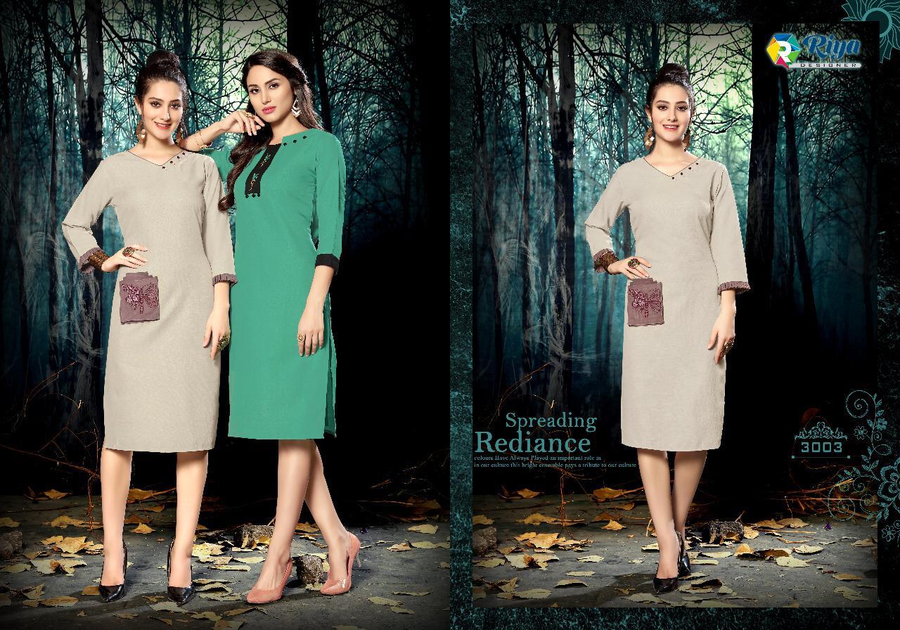 Culture Vol 3 By Riya Designer Slub Kurtis Wholesale Supplier Gujarat