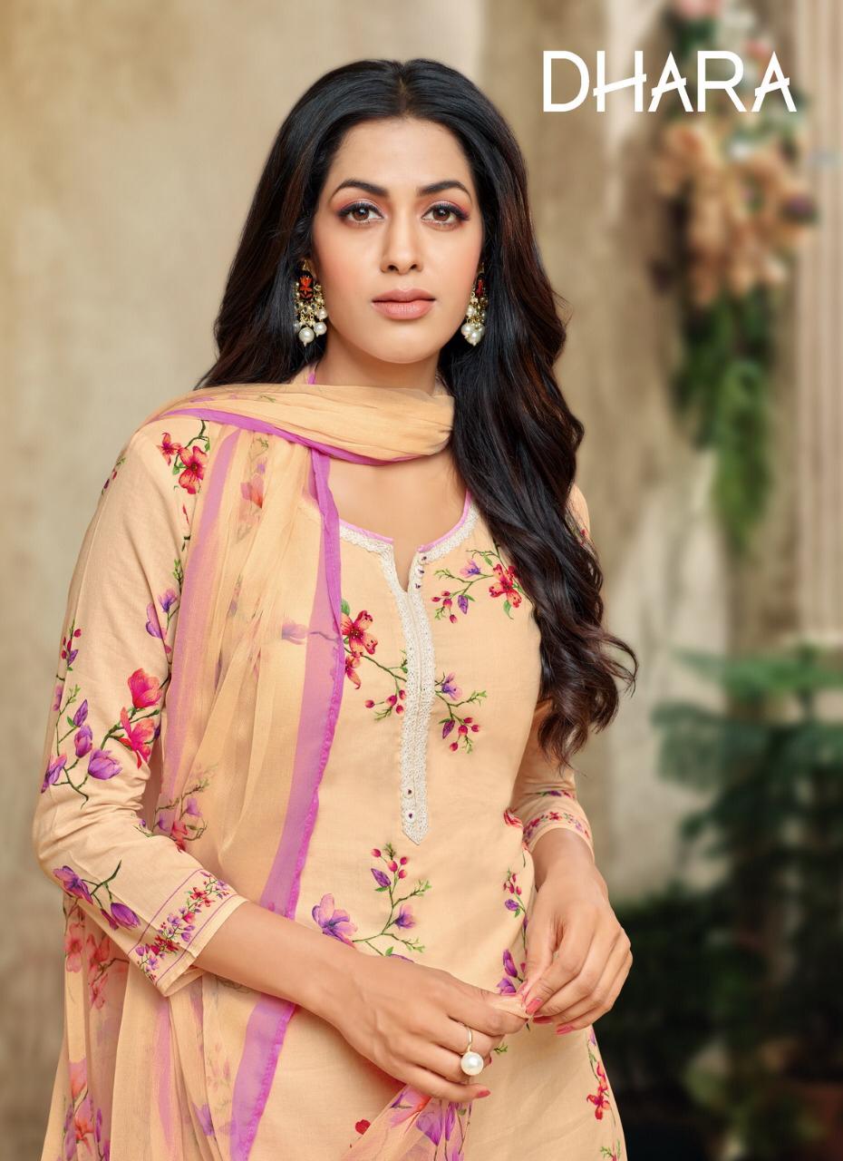 Dhara By Angroop Plus Jam Silk Printed Suits Wholesale Supplier Gujarat