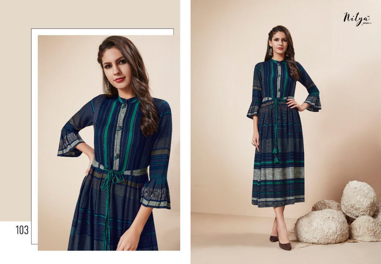 Kaira Nx By Lt Fabrics Designer Kurtis Wholesale Supplier India