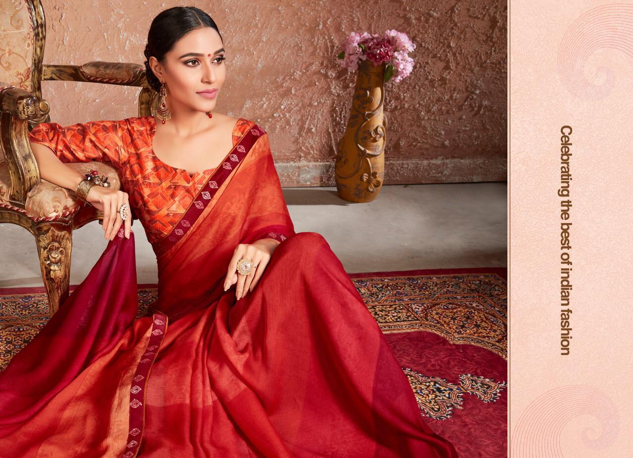 Peehu By Kessi Chiffon Georgette Sarees Wholesale Supplier And Dealer Surat