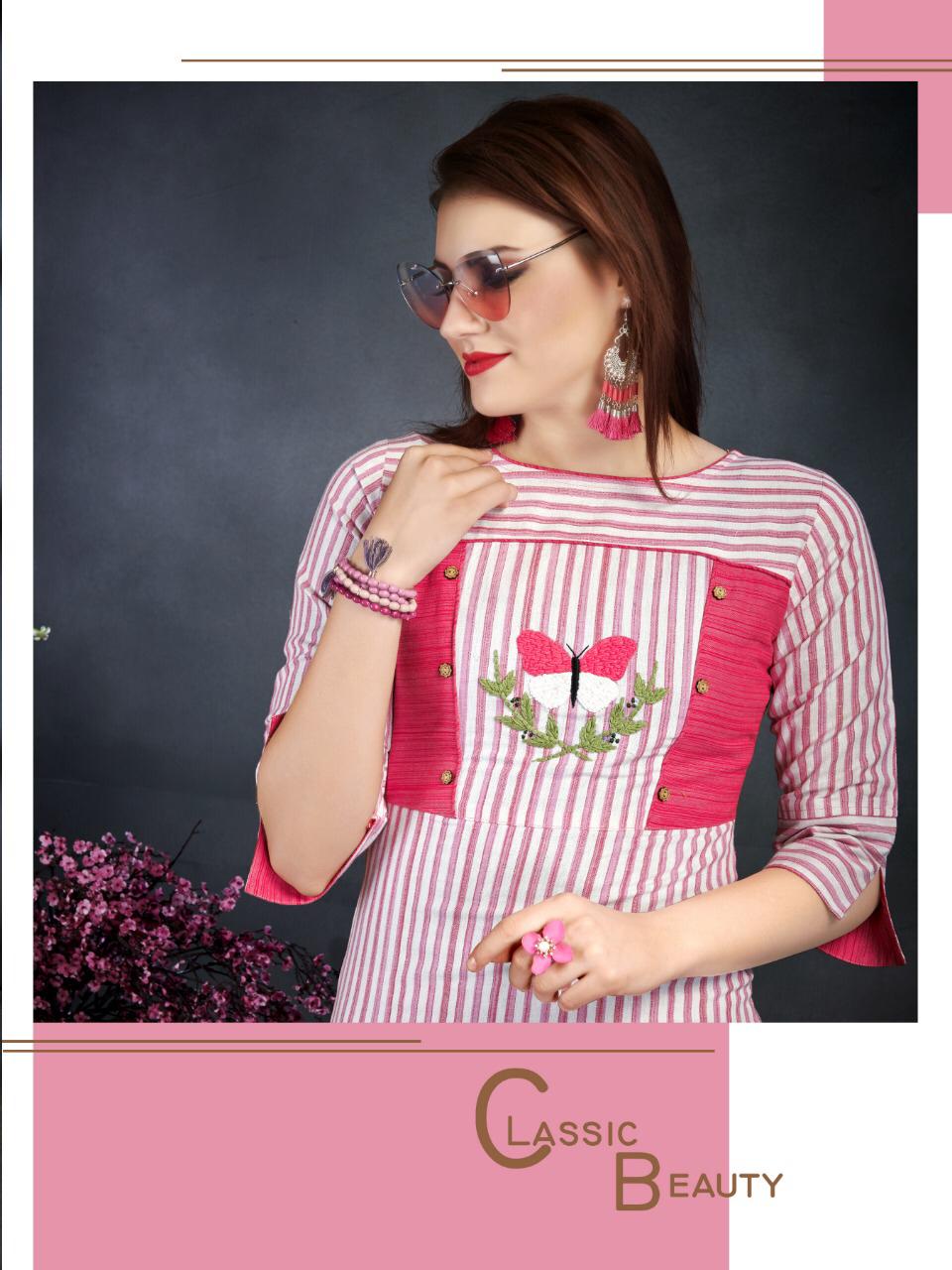 Kulfi By Ladyview Handloom Cotton Kurtis Wholesale Supplier Gujarat
