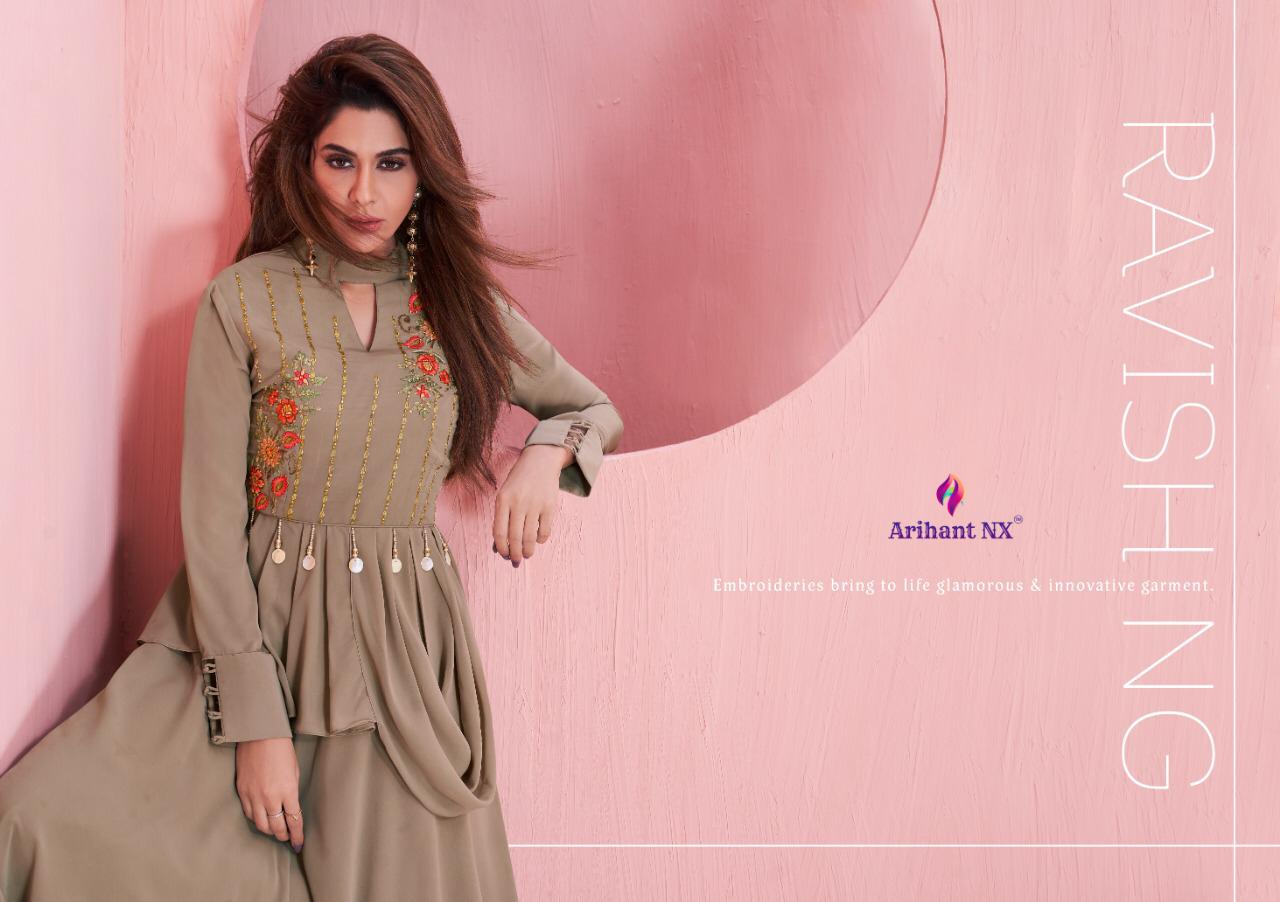 Sui Dhaaga Vol 2 By Arihant Nx Semi Georgette Designer Party Wear Gowns Wholesale Supplier Gujarat