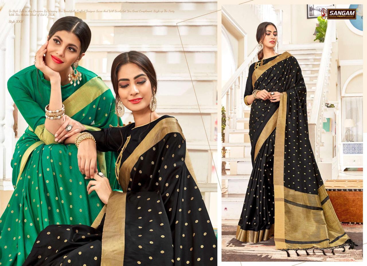 Tara Sitara By Sangam Weaving Silk Sarees Wholesale Supplier India