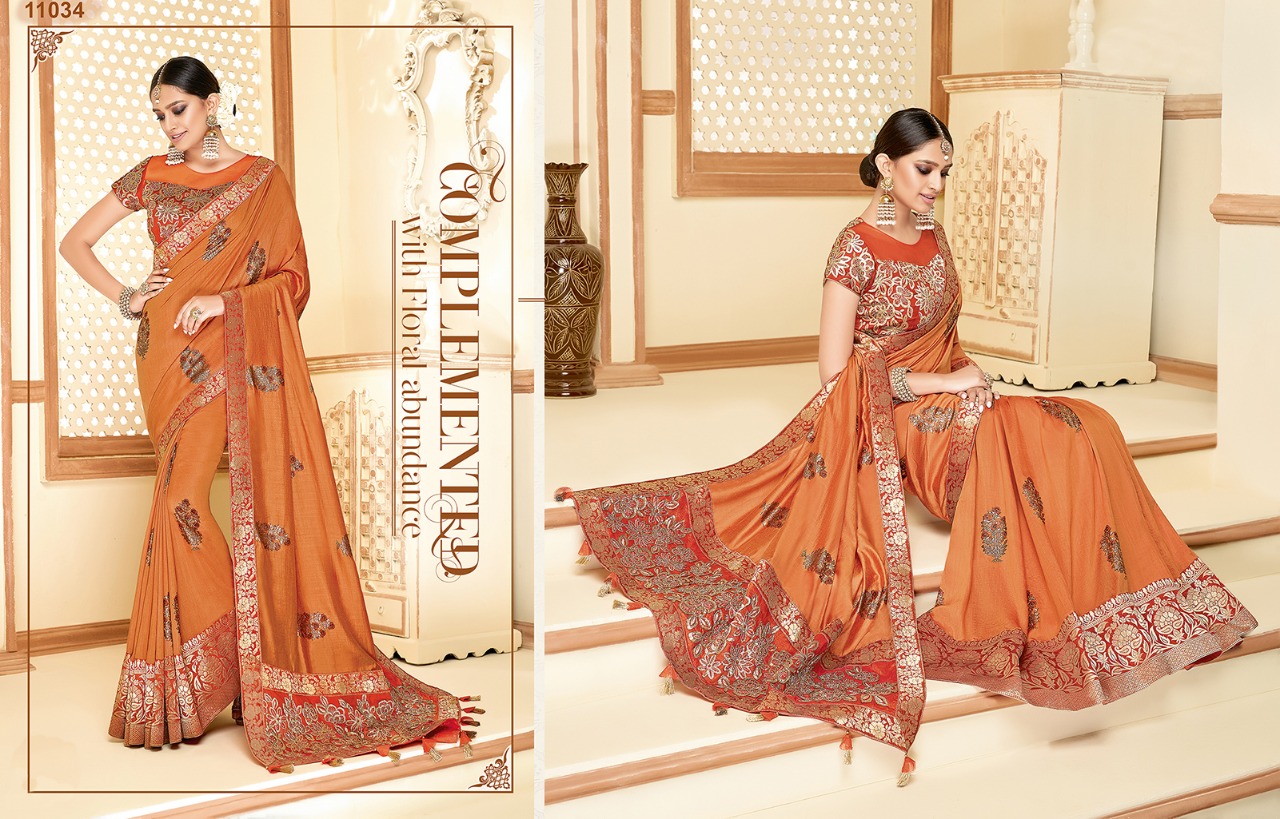 Mahotsav Group New Collection Series 11000 Fancy Designer Sarees Wholesale Supplier Nd Trader Gujara...