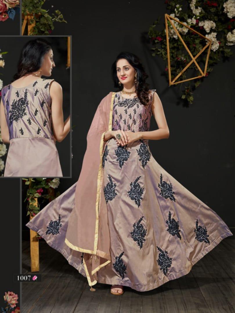 Sisley Series 1001 To 1012 Ready To Wear Designer Gowns Wholesale Supplier Surat