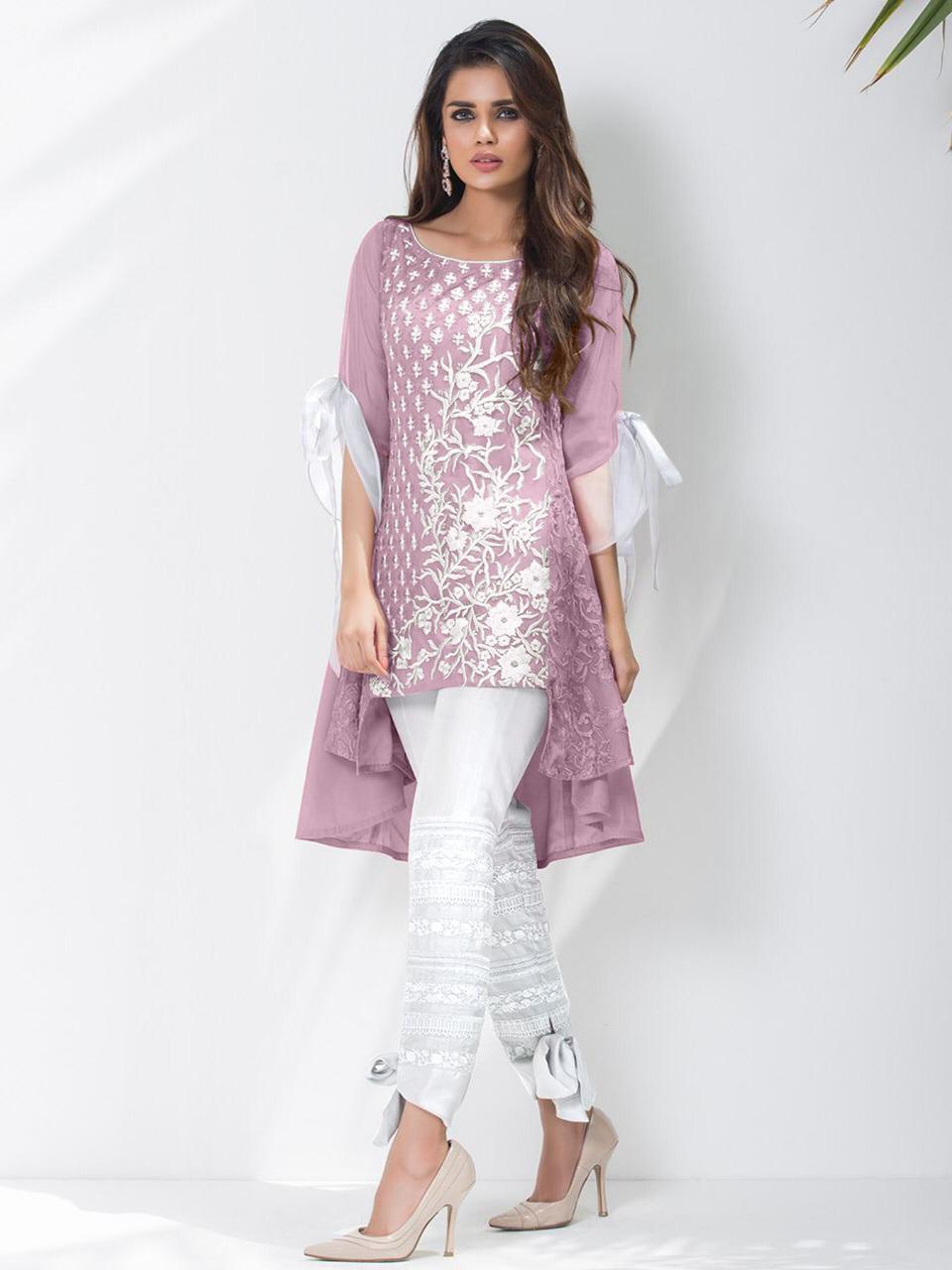 Luxury Pret Collection Kurtis With Pants Wholesale Supplier And Dealer Surat