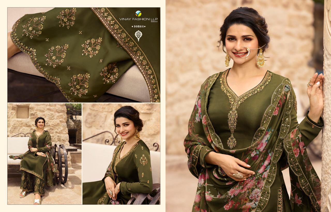 Kasheesh Lifestyle 2 By Vinay Fashion Series 10861 To 10866 Designer Party Wear Suits Wholesale Supp...