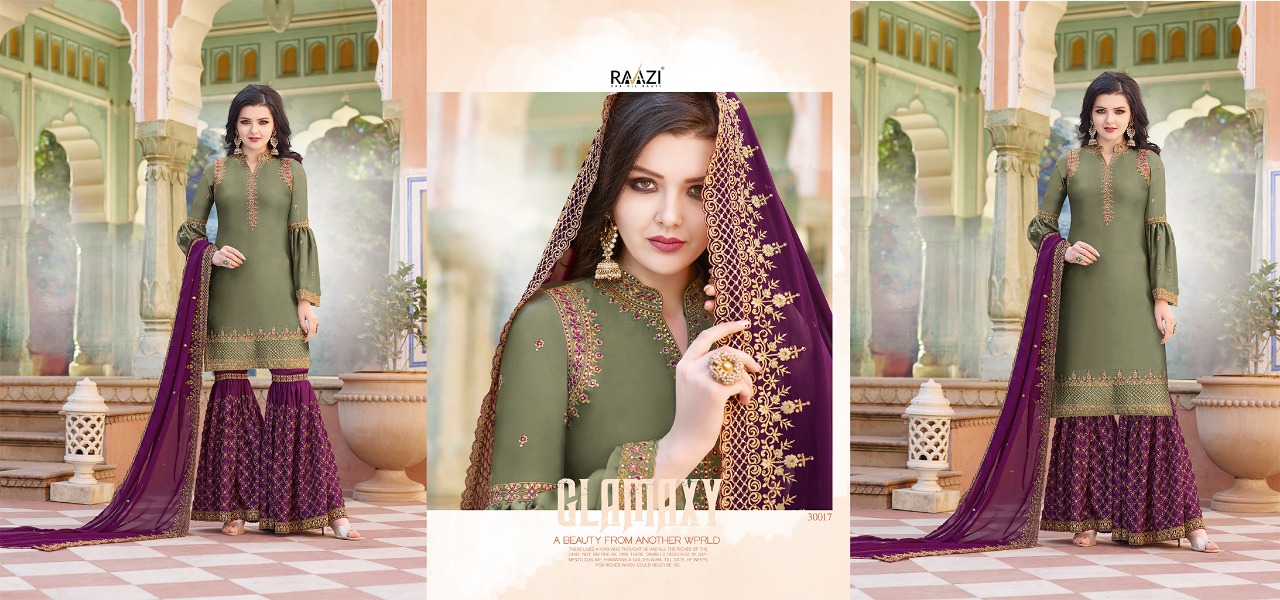 Rama Raazi Vol 11 By Rama Fashion Series 30017 To 30024 Designer Party Wear Suits Wholesale Supplier...