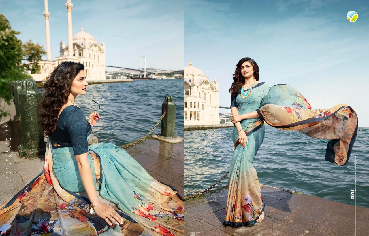 Rangoli By Vinay Series 21211 To 21218 Georgette Designer Occasions Wear Sarees Wholesale Supplier N...